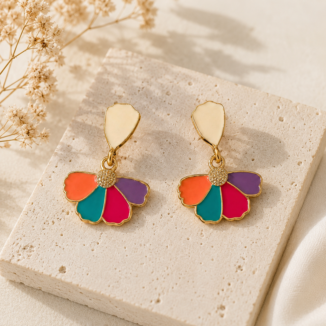 Contemporary Leaf Danglers