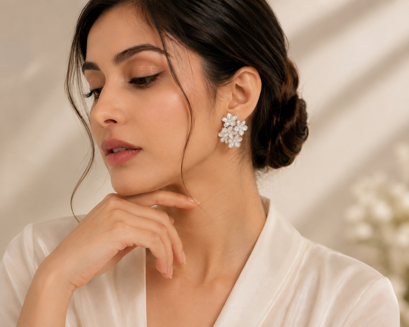 Oxidised Silver Jhumkas
