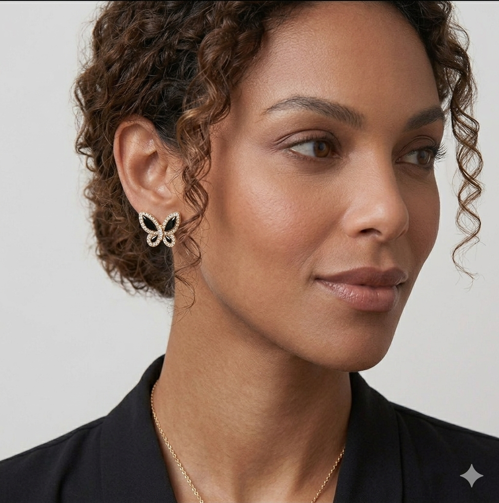 Elegant Gold Hoops detail
